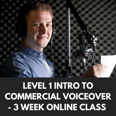 Intro to Commercial Voice-over, online class